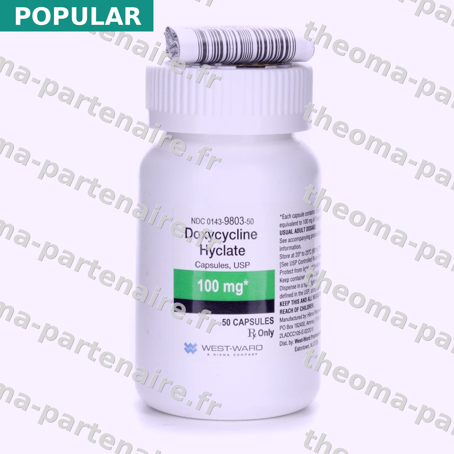 Acheter Doxycycline générique en pharmacie en ligne | Doxycycline 200mg